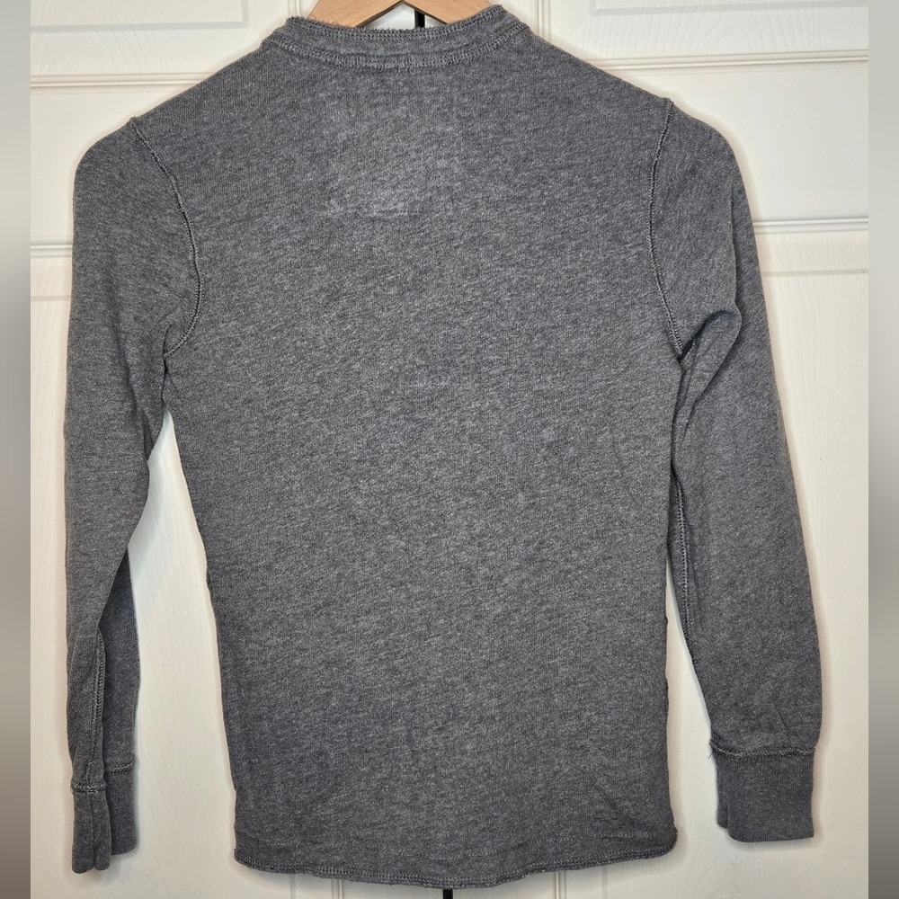 Vintage Abercrombie Kids Henley Long Sleeve Shirt – Size S (Muscle Fit) - Picture 5 of 5